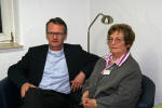 Prof. Gräf im Gespräch mit Inge Frick