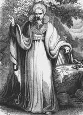 Den weisen Druiden, die sich in Heilkunde, Religion und den Wissenschaften auskannten, standen weit oben in der Rangordnung der keltischen Gesellschaft. Druiden standen weit oben in der Rangordnung
